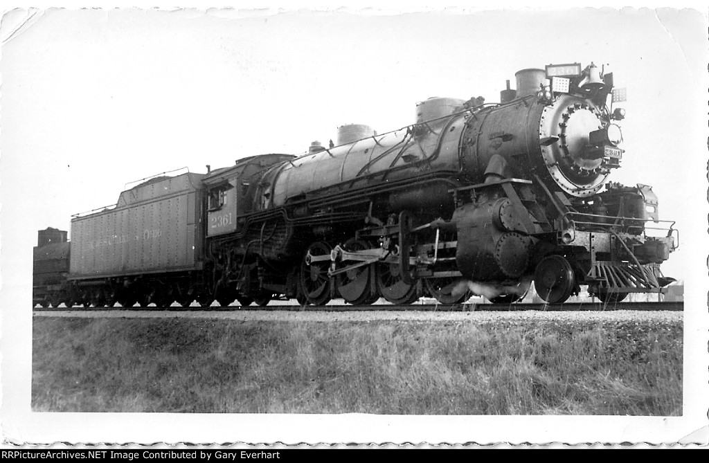 CO 2-8-2 #2361, ex-PM 1022 - Chesapeake & Ohio